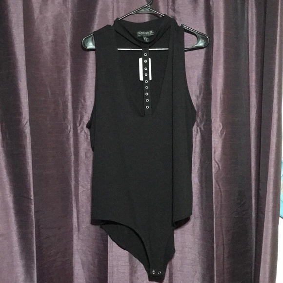 Black high neck body suit - Picture 1 of 5